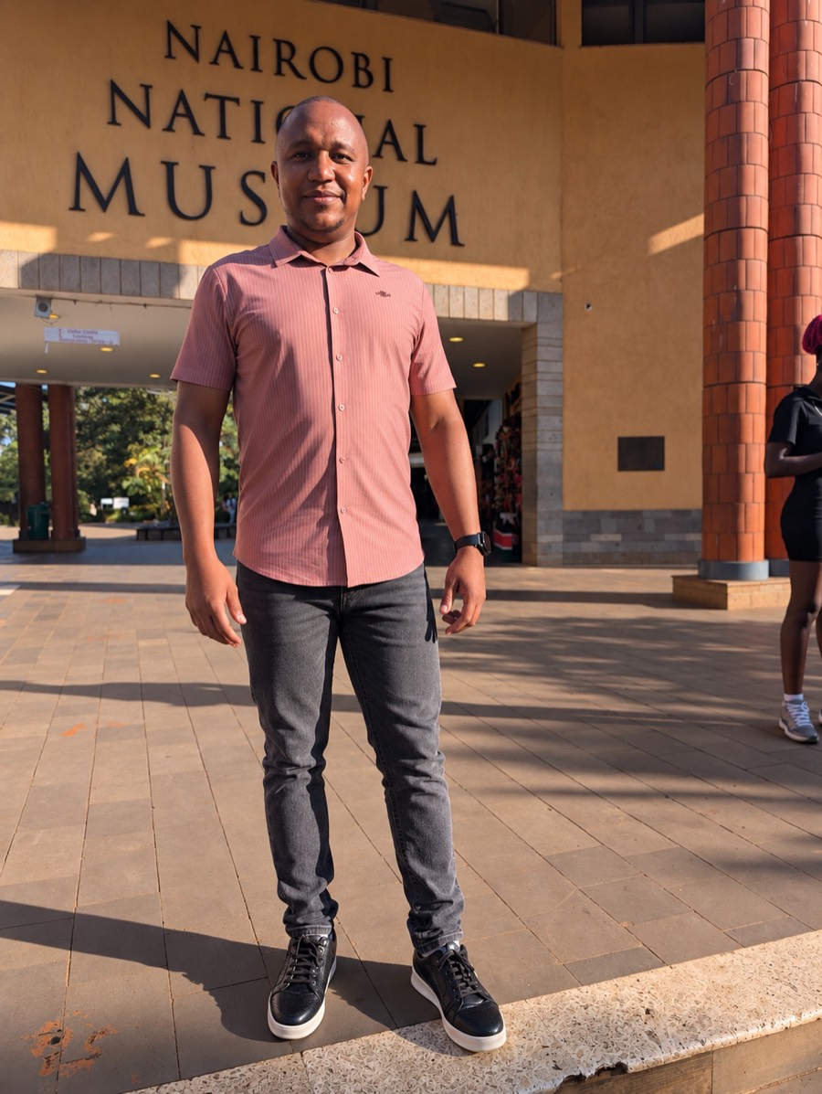Sammy visiting the Nairobi National Museum